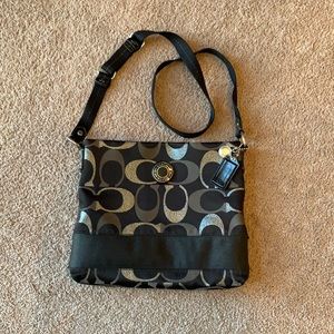 Black coach purse